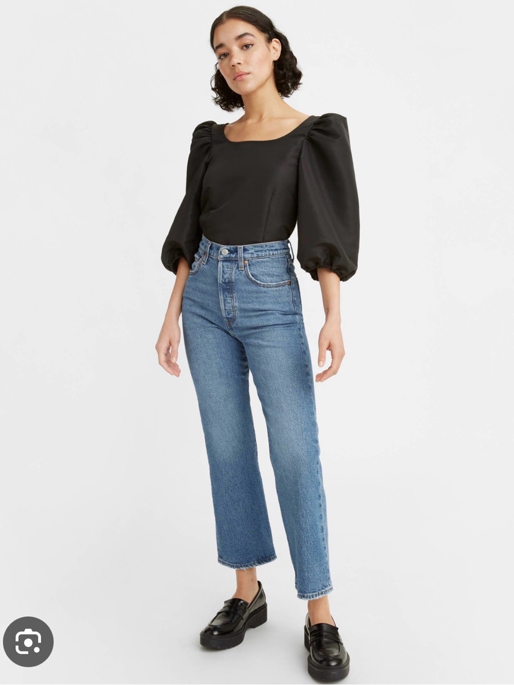 Levi's Ribcage Bootcut Crop Jeans